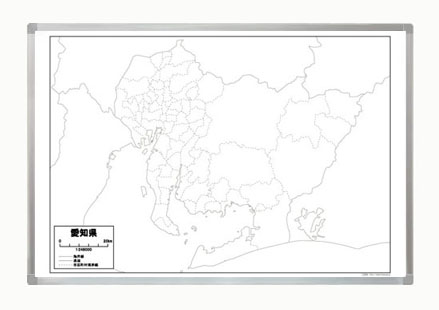 オリジナルホワイトボードの販売 白板くん 商品詳細 白地図ボード 愛知県 白地図集 Naver まとめ