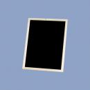 白木枠マーカーボード(小)【黒】H635×W485×D21/2.0kg[SHIRO456-MB] 
